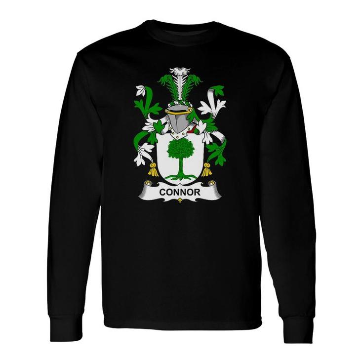 Connor Coat Of Arms Crest Long Sleeve T-Shirt T-Shirt