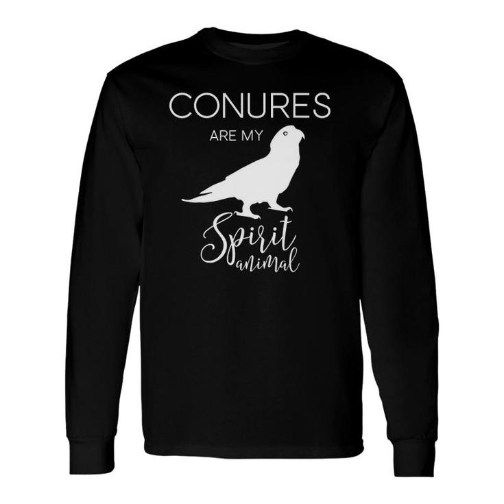 Conure Parrot Bird Spirit Animal Long Sleeve T-Shirt T-Shirt