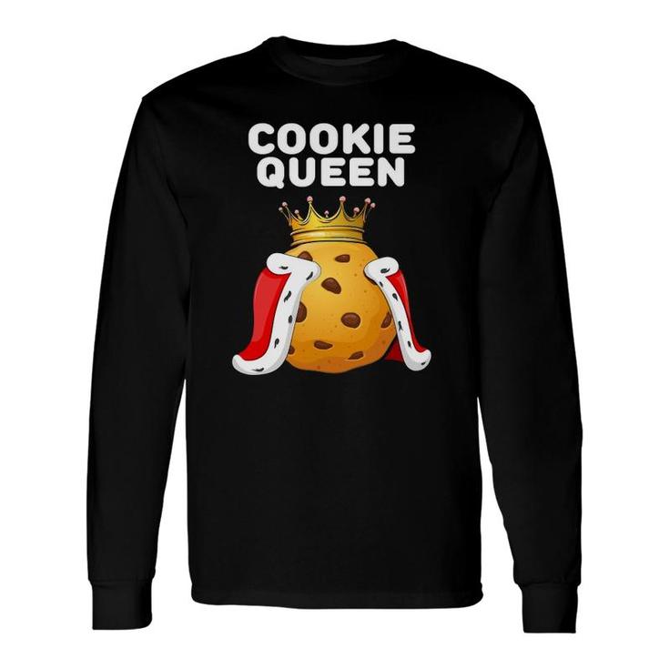 Cookie Queen Cookie Lover Cute Cookie Long Sleeve T-Shirt T-Shirt