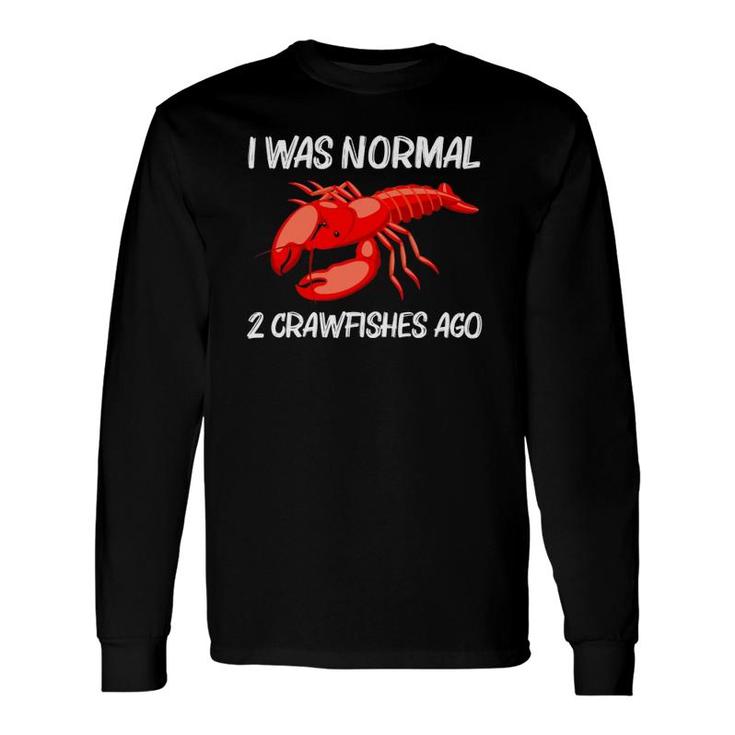 Cool Crawfish Art For Lobster Crawdad Boil Food Long Sleeve T-Shirt T-Shirt
