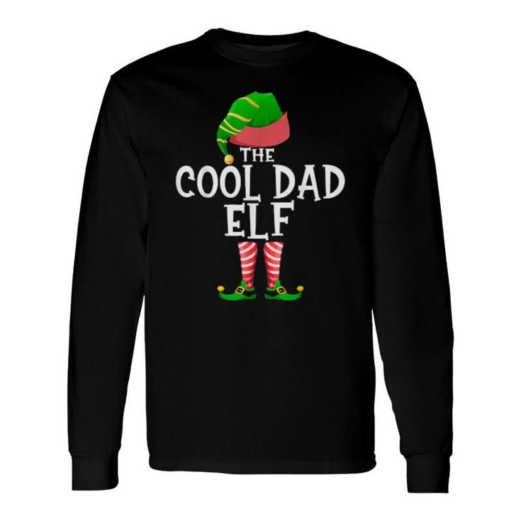 Cool Dad Elf Matching Group Christmas Party Pajama Long Sleeve T-Shirt T-Shirt