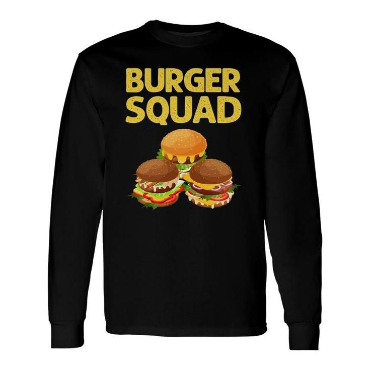 Cool Hamburger Art Cheeseburger Fast Food Burger Long Sleeve T-Shirt T-Shirt
