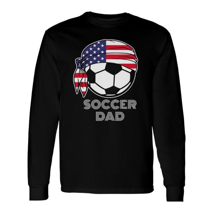 Cool Soccer Dad Jersey Parents Of American Soccer Players Long Sleeve T-Shirt T-Shirt