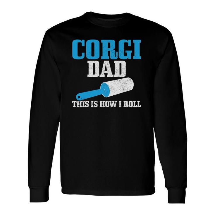 Corgi Dad Dog Hair Beagle Long Sleeve T-Shirt T-Shirt