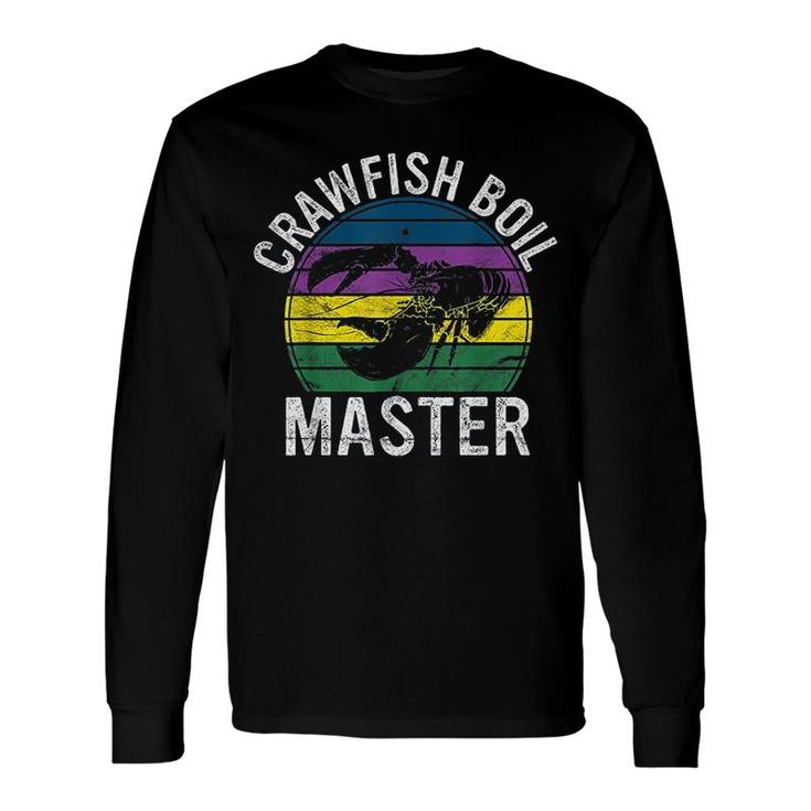 Crawfish Boil Master Crab Costume Long Sleeve T-Shirt T-Shirt