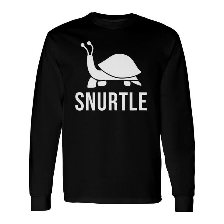 Crazy Snail Turtle Mix Snurtle Pun Long Sleeve T-Shirt T-Shirt