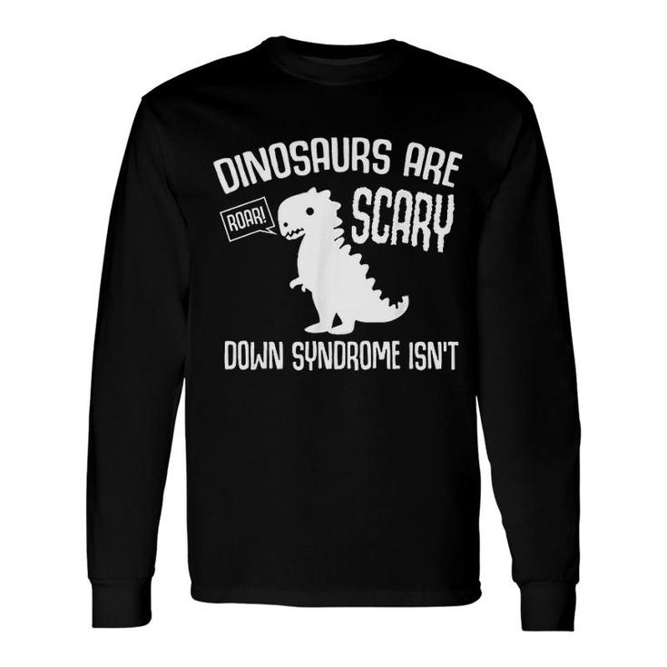 Cute Dinosaur World Down Syndrome Day Long Sleeve T-Shirt T-Shirt
