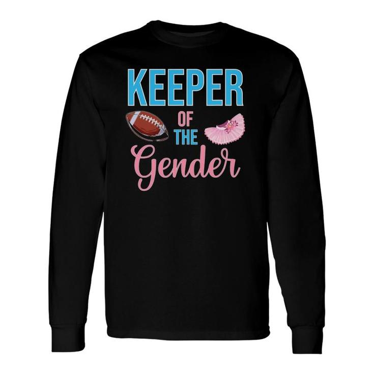 Cute Keeper Of The Gender Touchdowns Reveal For Mom And Dad Long Sleeve T-Shirt T-Shirt