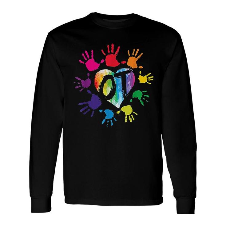 Cute Ot Hands Occupational Therapy Long Sleeve T-Shirt T-Shirt