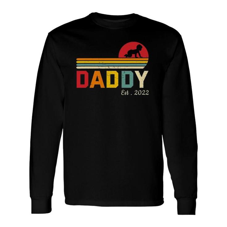 Dad Est 2022 First Time Father New Dad Expecting Daddy 2022 Ver2 Long Sleeve T-Shirt T-Shirt