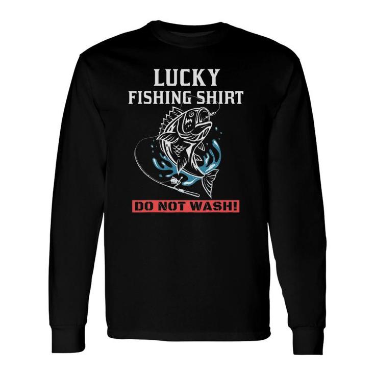 Dad Fishing For Lucky Fishing Novelty S Long Sleeve T-Shirt T-Shirt