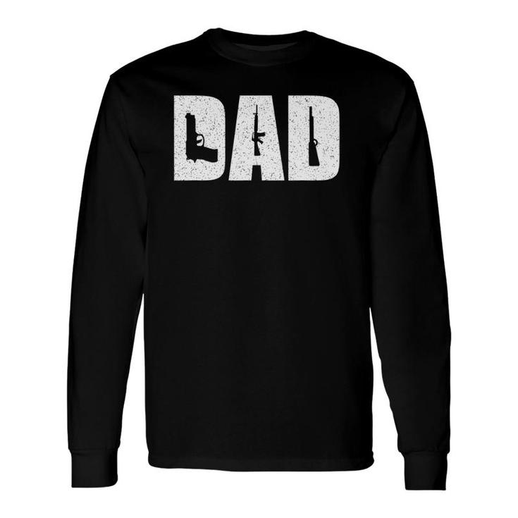 Dad And Guns Collection Vintage Long Sleeve T-Shirt T-Shirt