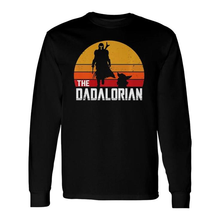 The Dadalorian Father's Day Retro Vintage Father's Day Long Sleeve T-Shirt T-Shirt