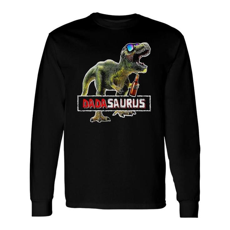 Dadasaurus Rex Beer Fathers Day rex Dad Long Sleeve T-Shirt T-Shirt