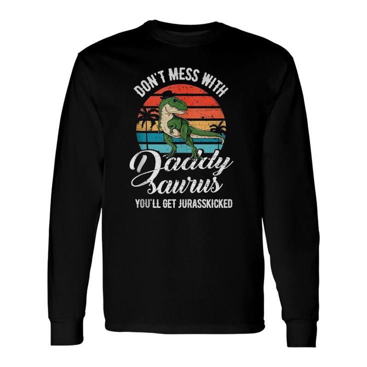 Daddysaurus Rex Dinosaur Daddyrex Father's Day Dino Dad Long Sleeve T-Shirt T-Shirt