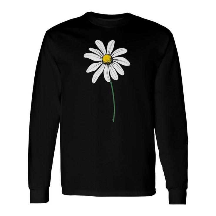 Daisy Pretty Flower Hippy Graphic Long Sleeve T-Shirt T-Shirt