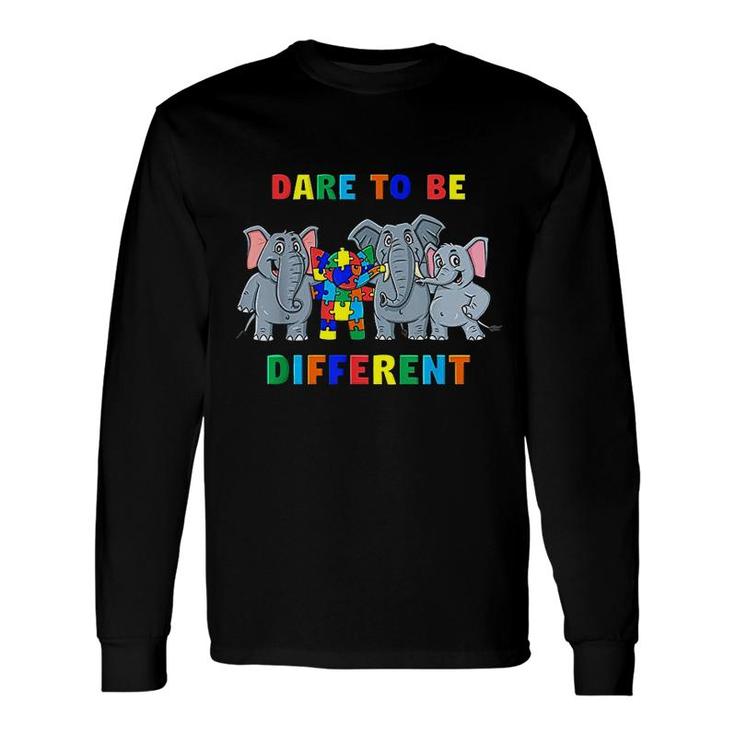 Dare To Be Different Elephants Long Sleeve T-Shirt T-Shirt
