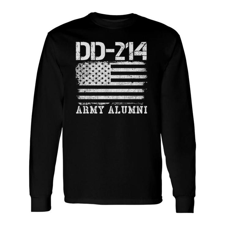 Dd214 Army Alumni Distressed Vintage Tee Long Sleeve T-Shirt T-Shirt