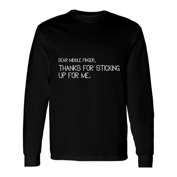 Dear Finger Long Sleeve T-Shirt