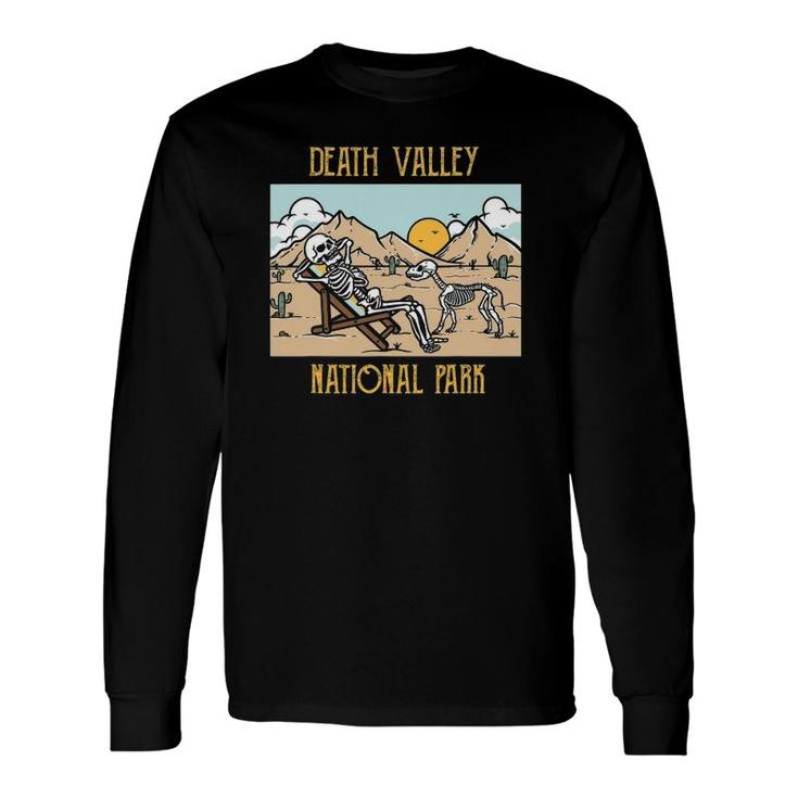 Death Valley National Park Mojave Desert California Skeleton Long Sleeve T-Shirt T-Shirt
