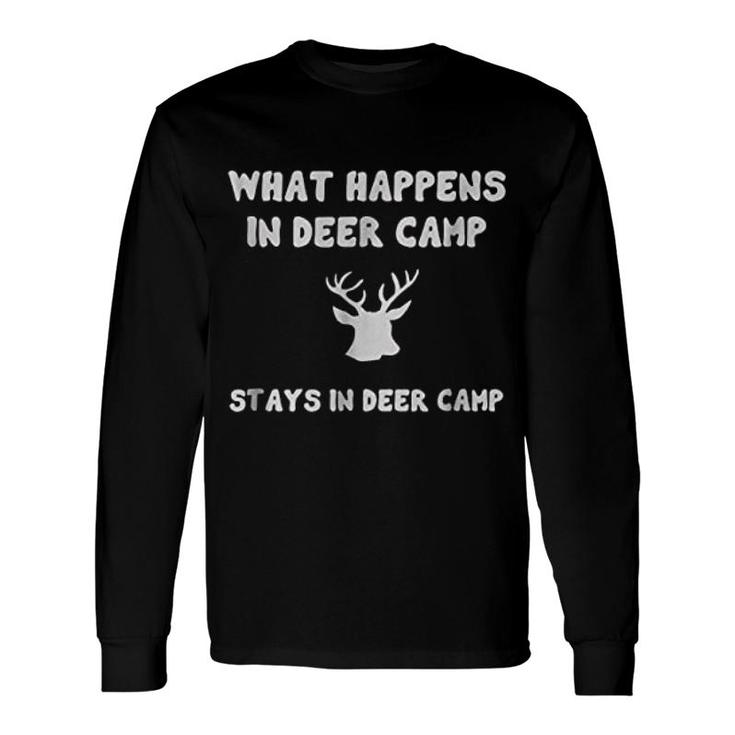 Deer Camp Hunters Deer Elk Moose Hunt Long Sleeve T-Shirt T-Shirt