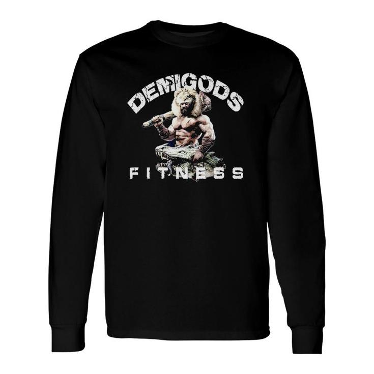 Demigods Fitness Workout Gym Power Long Sleeve T-Shirt T-Shirt