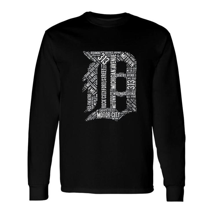 Detroit Graphic D Special Long Sleeve T-Shirt