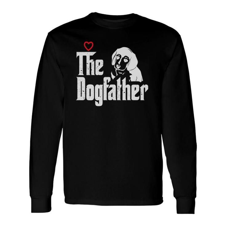 The Dogfather Beagle Dog Dad Father's Day Long Sleeve T-Shirt T-Shirt
