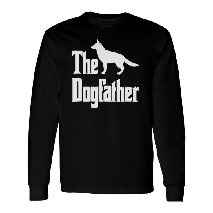 The Dogfather , German Shepherd Silhouette, Dog Long Sleeve T-Shirt T-Shirt
