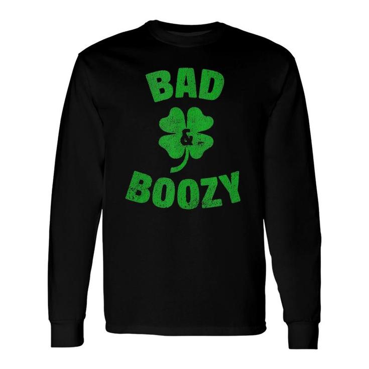 Drinking St Patrick's Day Bad And Boozy Tank Top Long Sleeve T-Shirt T-Shirt