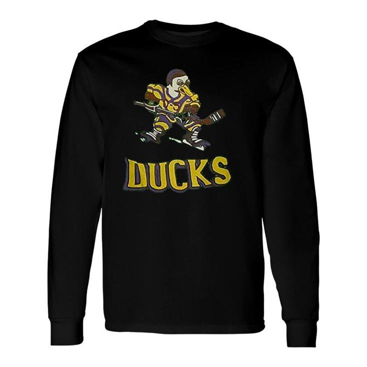 Ducks Jersey Costume Hockey Player Long Sleeve T-Shirt T-Shirt