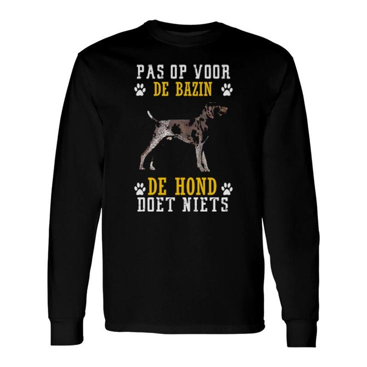 Duitse Staande D02 Long Sleeve T-Shirt