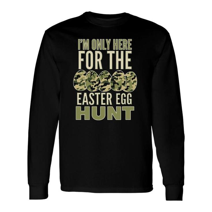 Easter Egg Huntcamouflage Eggspert Hunter Long Sleeve T-Shirt T-Shirt