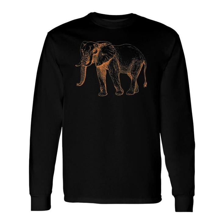 Elephant For Elephant For Animal Lover Long Sleeve T-Shirt