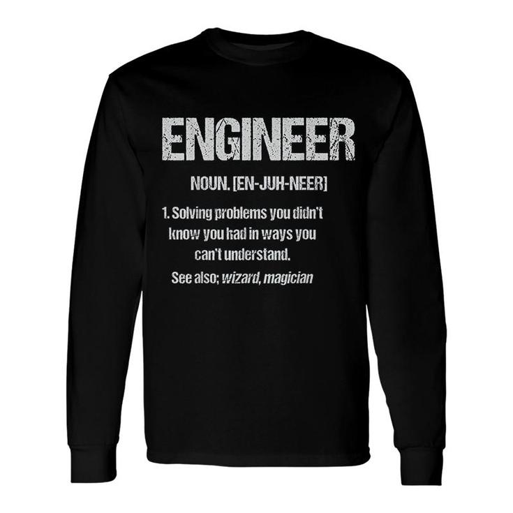 Engineer Definition Long Sleeve T-Shirt