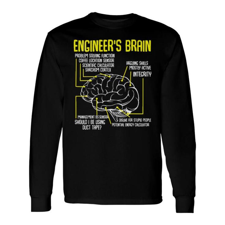 Engineer's Brain Engineering Games Process Long Sleeve T-Shirt T-Shirt