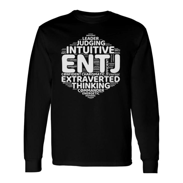 Entj Commander Extrovert Personality Type Relationship Long Sleeve T-Shirt T-Shirt