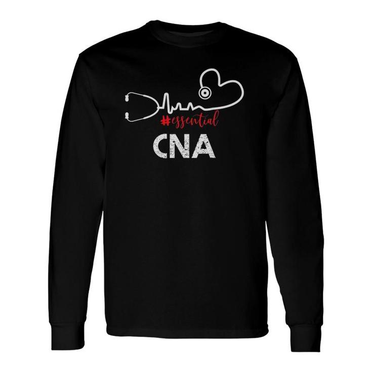 Essential Cna Heartbeat For Nurse Long Sleeve T-Shirt T-Shirt