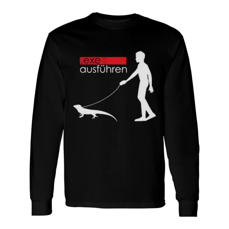 Exe Ausführen Systemadmin Itler Informatiker Programmierer Long Sleeve T-Shirt