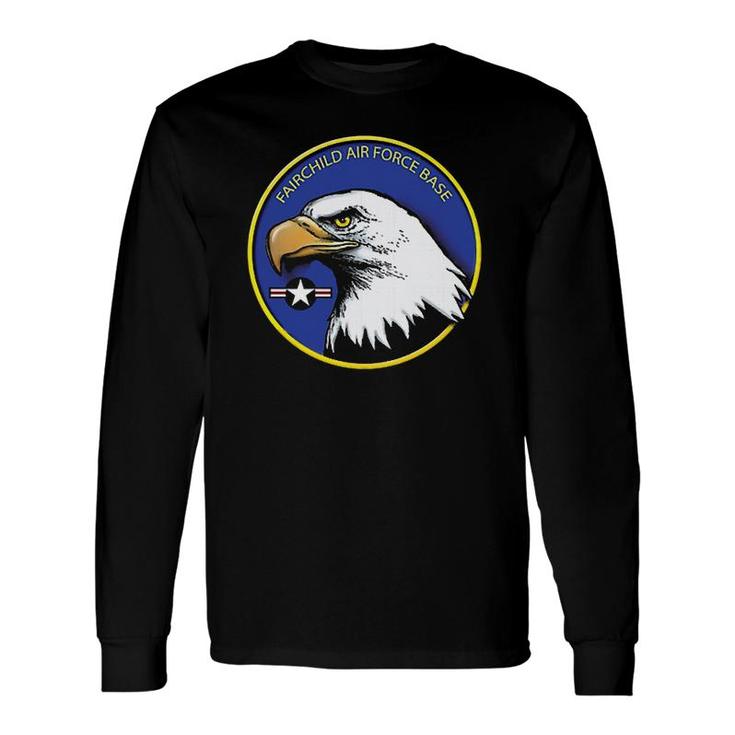 Fairchild Air Force Base Eagle Emblem Long Sleeve T-Shirt T-Shirt