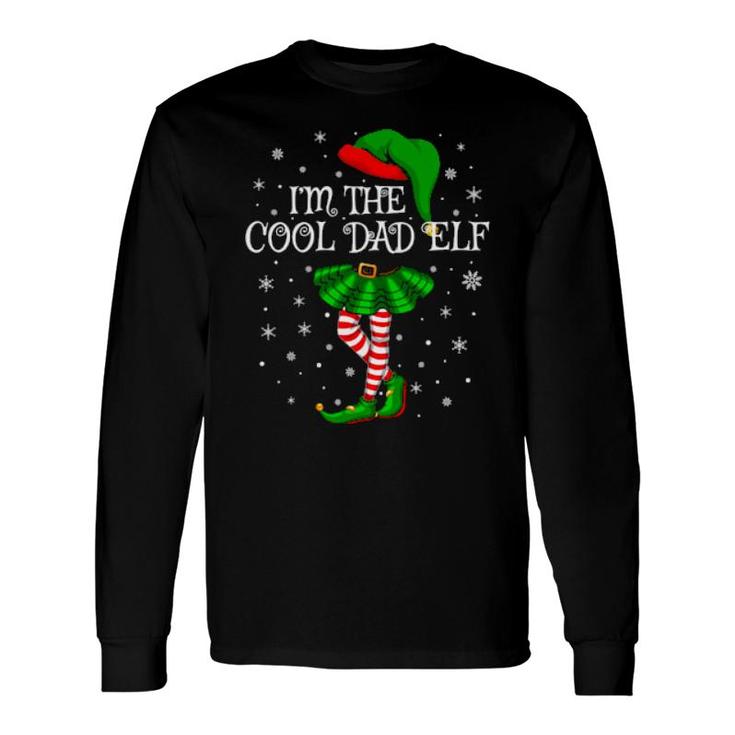 Family Matching I'm The Cool Dad Elf Christmas Long Sleeve T-Shirt T-Shirt