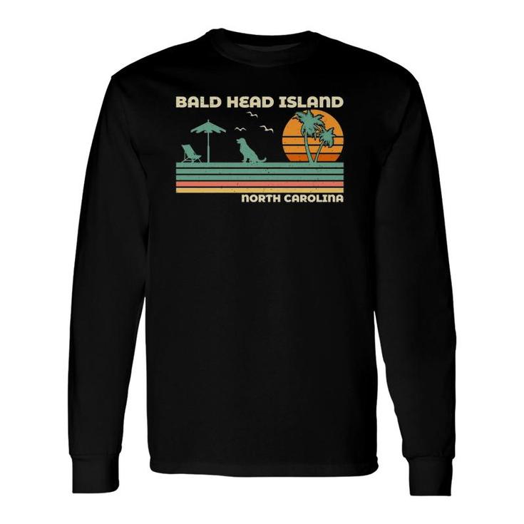 Family Vacation Retro North Carolina Bald Head Island Long Sleeve T-Shirt T-Shirt