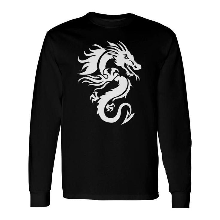 Fantasy Tribal Dragon Long Sleeve T-Shirt