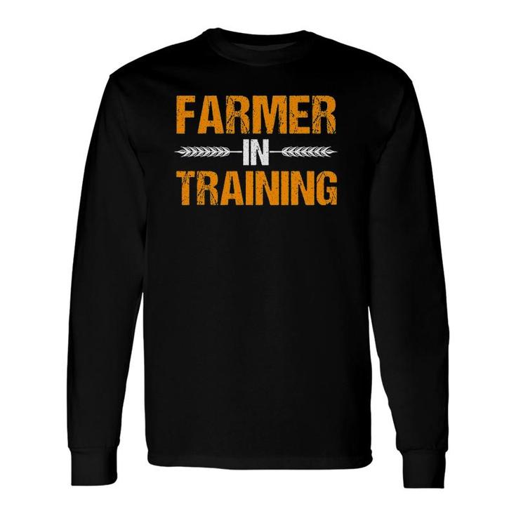 Farmer In Training Apparel Farm Farming Long Sleeve T-Shirt T-Shirt