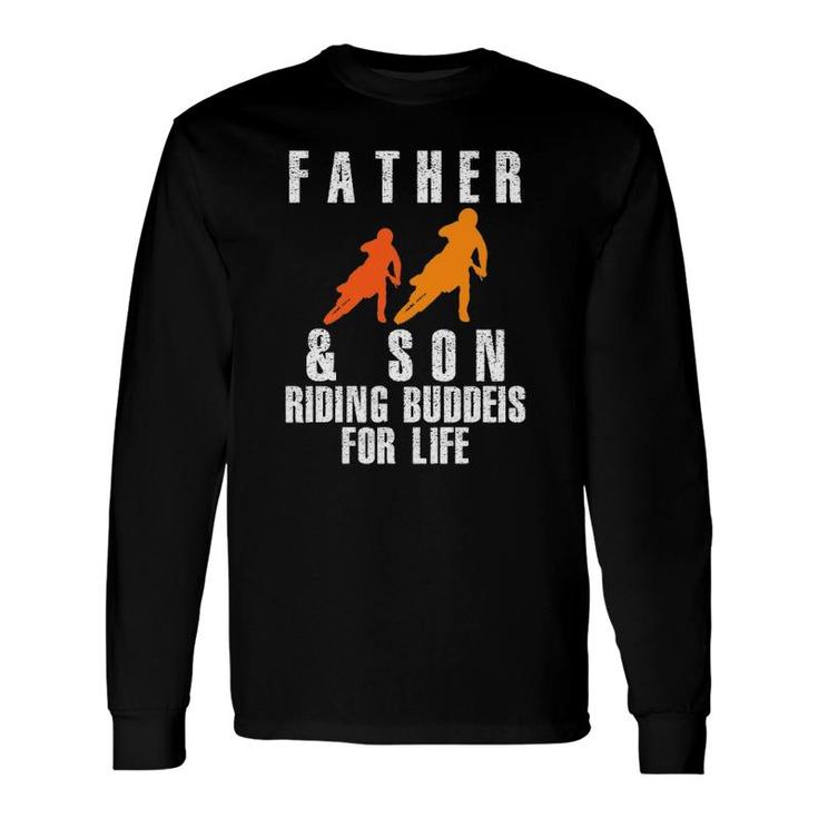 Father & Son Riding Buddies Dirt Bike Motocross Long Sleeve T-Shirt T-Shirt