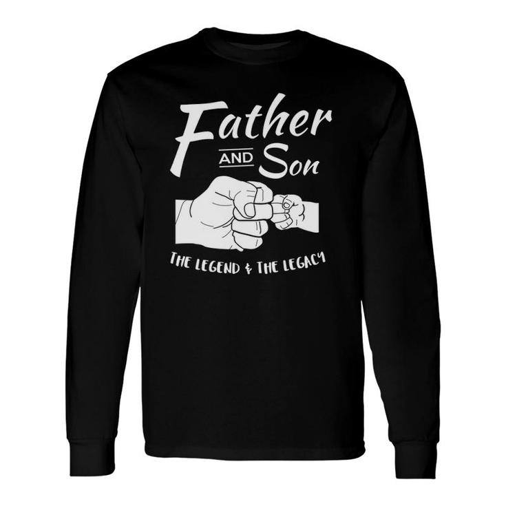 Father Son Matching Outfit Long Sleeve T-Shirt T-Shirt