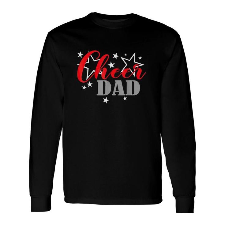 Father's Day Cheerleader Proud Cheer Dad Supporter Long Sleeve T-Shirt T-Shirt