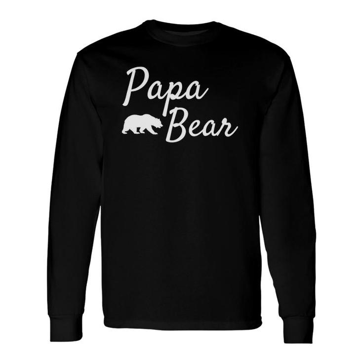 Father's Day From Daughter Son Wife Papa Bear Long Sleeve T-Shirt T-Shirt