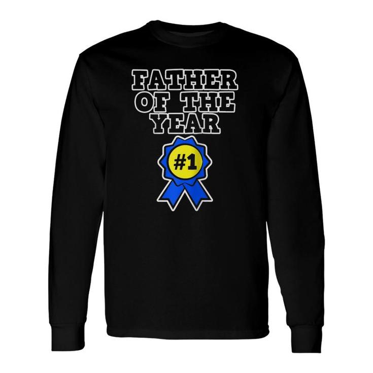 Father's Day Father Of The Year Raglan Baseball Tee Long Sleeve T-Shirt T-Shirt