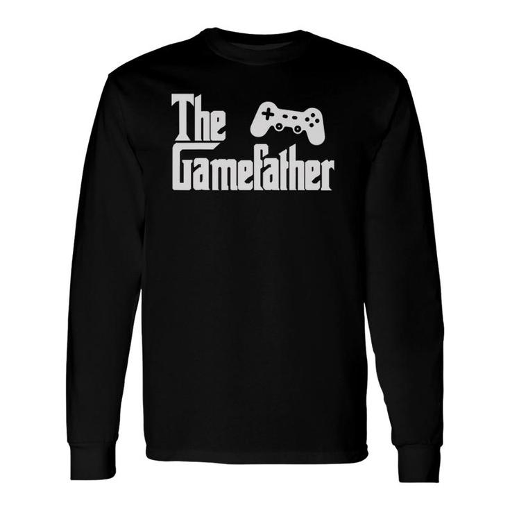 Fathers Day The Gamefather Game Gaming Gamer Dad Long Sleeve T-Shirt T-Shirt